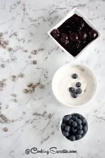 Make Cherry blueberry chocolate step 3