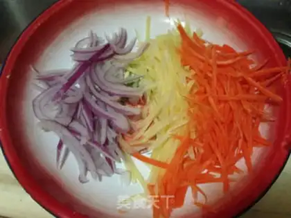 Make Three-swiss rice pizzeria step 0