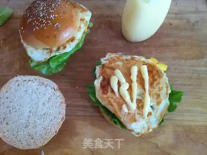 Make Egg salad burger step 11