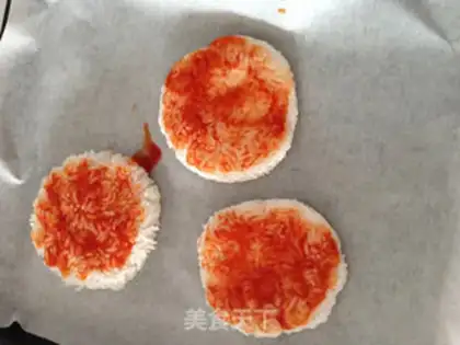 Make Three-swiss rice pizzeria step 4