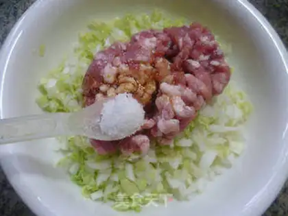 Make Pork dumplings step 5