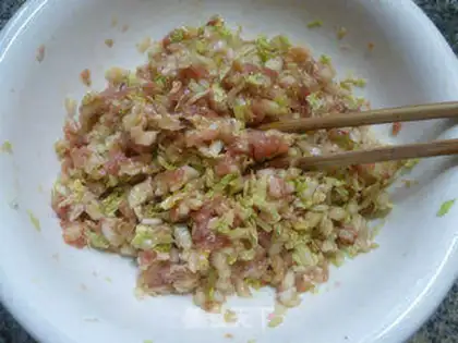 Make Pork dumplings step 8