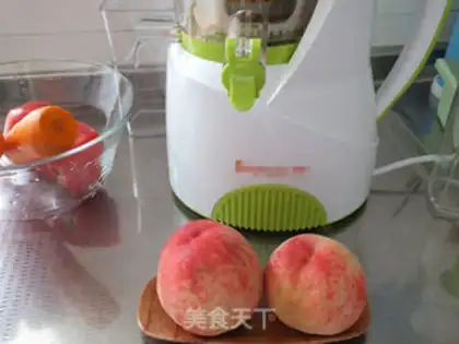 Make Fresh peach juice step 0