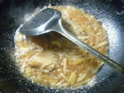 Make Carrot ribbon fish step 9