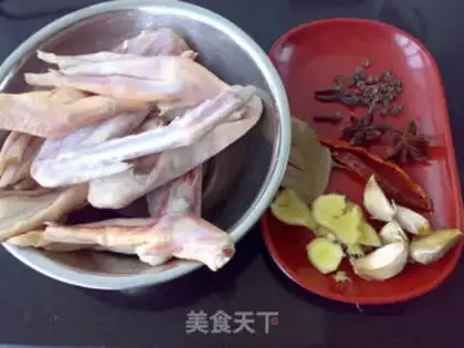 Make Spicy duck wings step 0