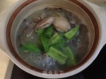 Make Bones, soybeans, abalone soup step 7