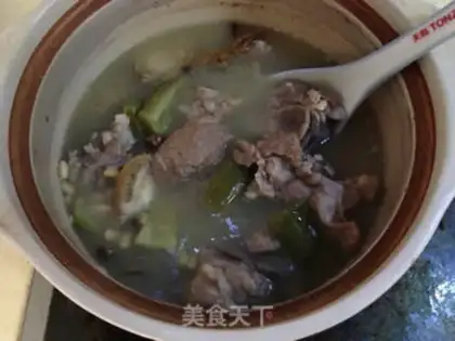 Make Bones, soybeans, abalone soup step 8