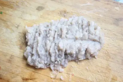 Make Shrimp cake step 1