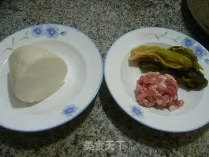 Make Snow gravy radish step 0