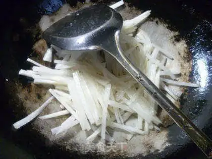 Make Snow gravy radish step 5