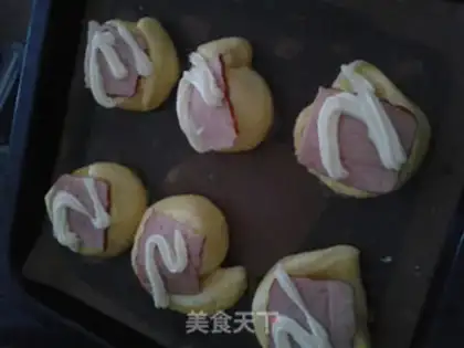 Make Meat loose ham bread step 5