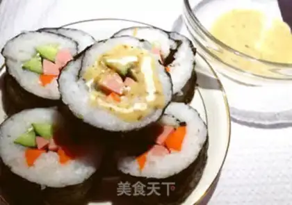 Make Sushi rolls step 3