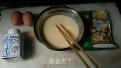 Make Egg noodles step 1