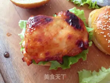 Make Chicken Leg Burger step 15