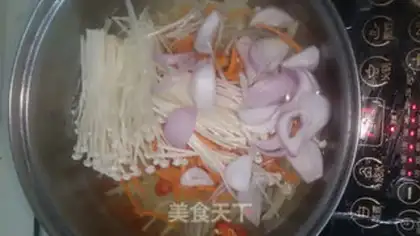 Make Curry vegetables step 1