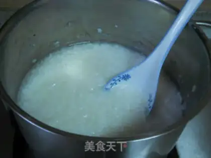 Make Beef egg porridge step 3
