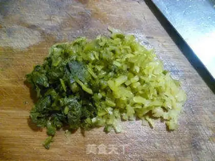 Make Snowseed with fish step 1