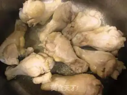 Make Chicken stew mushrooms step 1