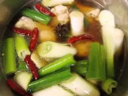 Make Chicken stew mushrooms step 2