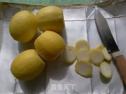 Make Lemon honey tea step 3