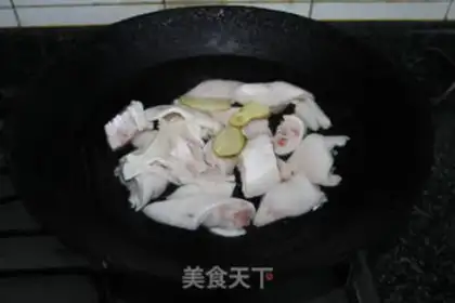 Make Red burning pig hoof step 2