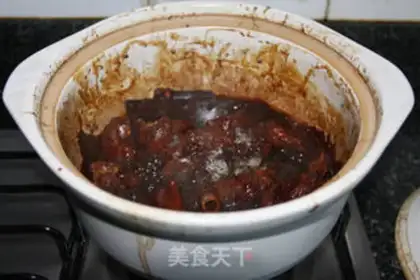 Make Red burning pig hoof step 8