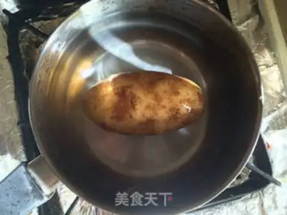 Make Potato pudding step 1