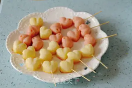 Make Heart-shaped cheesecake step 17