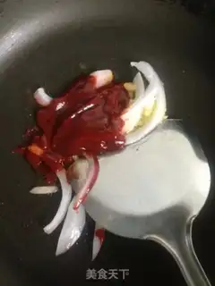 Make Hot fried rice cake step 4