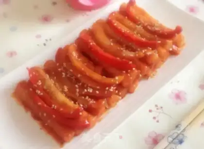 Make Hot fried rice cake step 8