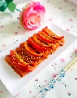 Make Hot fried rice cake step 9