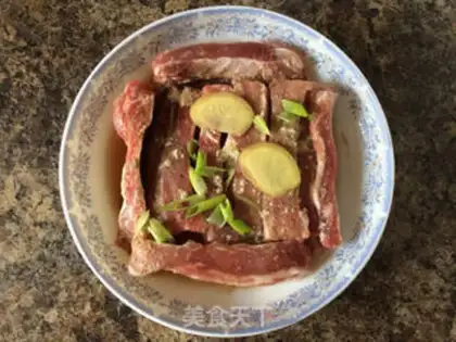 Make Plum rice ribs step 2