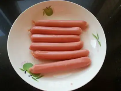 Make Gold buns of sausage step 6