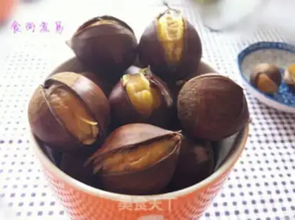 Make Salt plate chestnuts step 4
