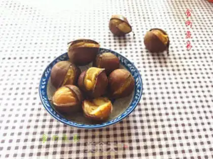 Make Salt plate chestnuts step 5