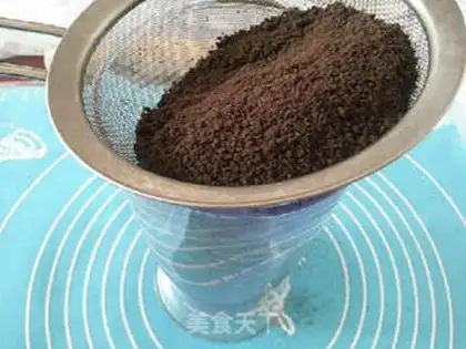 Make Blueberry drywood cake step 1