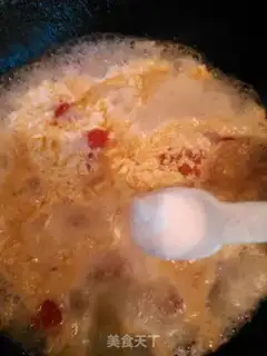 Make Holy fruit egg soup step 6