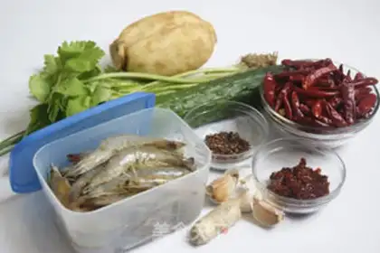 Make Spicy shrimp step 0