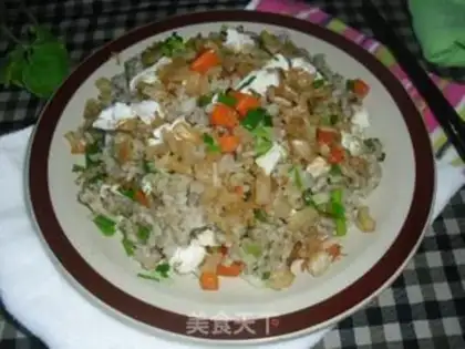 Make Dry eggnog fried rice step 9