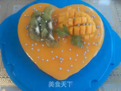 Make Mango cheesecake step 15