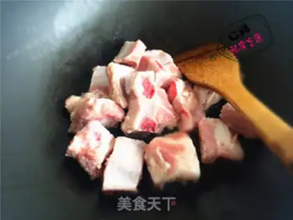 Make Cheese juice ribs step 1
