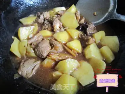 Make Duck-leg beer and potatoes step 5
