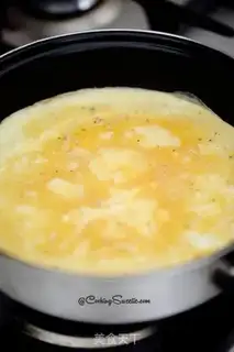 Make Spinach mushroom omelet step 1
