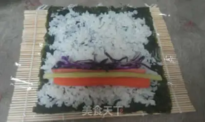 Make Sushi rolls step 1