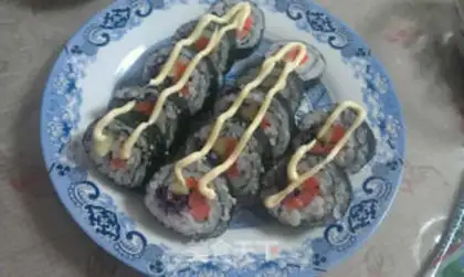 Make Sushi rolls step 2