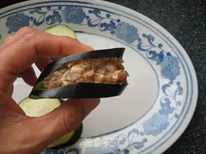 Make Frozen eggplant box step 5