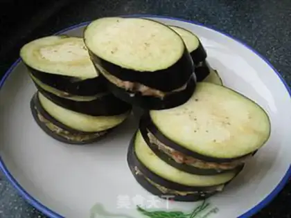 Make Frozen eggplant box step 6