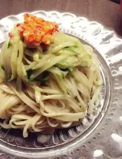 Make cucumber sesame noodles step 6