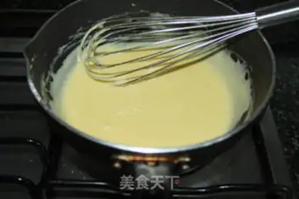 Make Caramel apple cake step 8