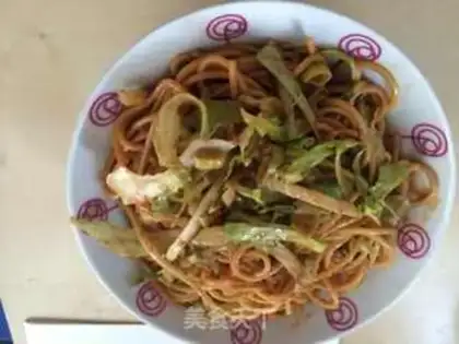Make Change the dry noodles step 6